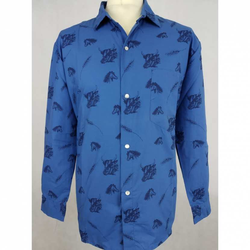 Chemise pour cheval en éponge Daslö - blue/green - 195 cm - Sport